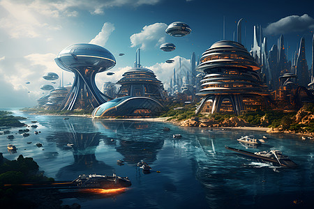 未来梦幻之城图片
