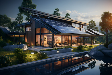 太阳能房子图片