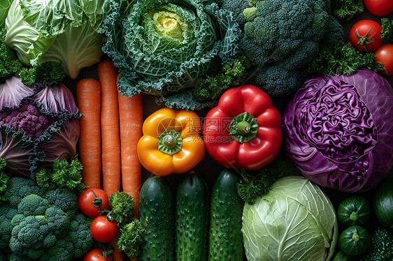 多种类的蔬菜图片