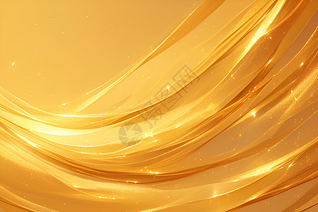 金色流线动曲线背景图片