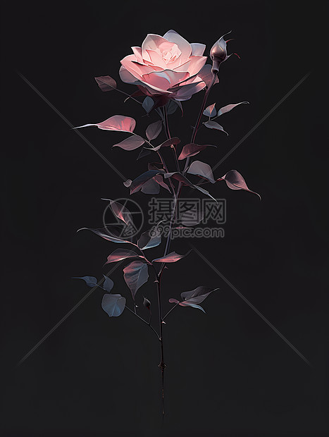 玫瑰的艺术之美图片