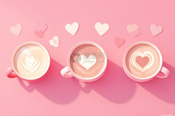 浪漫咖啡图片