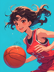设计的篮球女孩图片
