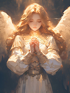 守护希望的天使高清图片