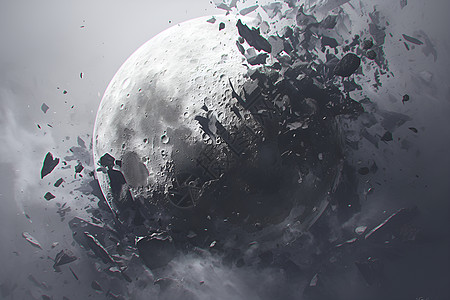 月球背面背景图片