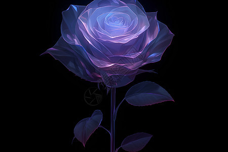 花海中的抽象玫瑰图片