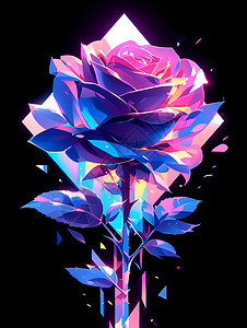 玫瑰钻石幻彩艺术图片