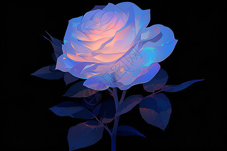 蓝玫瑰的幻境图片