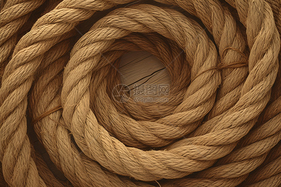 木质船绳图片
