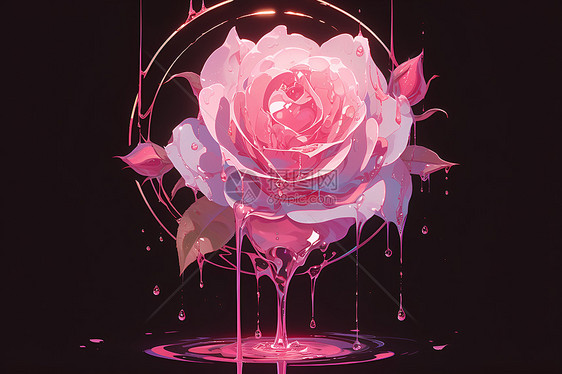设计的玫瑰花朵图片