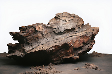 地上的枯木树桩图片