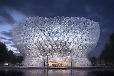 蜂巢建筑巨型圆形建筑设计图片