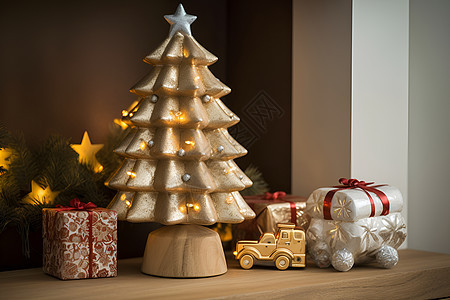 圣诞节礼物和装饰图片