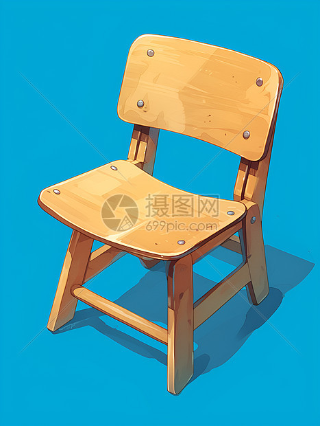 木椅的简约与优雅图片