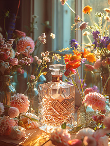 花瓶和花朵图片