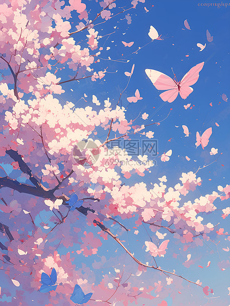 樱花仙境图片