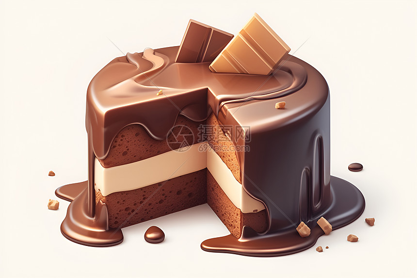 巧克力蛋糕图片