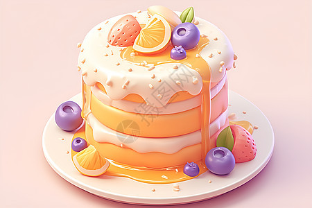 可爱的蛋糕图片