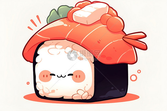 美味可爱寿司图片