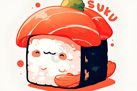 可爱奇幻的寿司卷图片