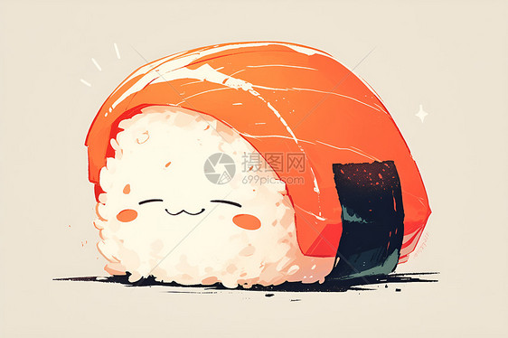 萌萌哒的可爱寿司图片