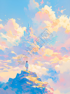梦幻世界中的彩云幻境图片