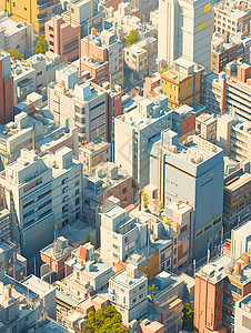 城市的繁荣背景图片