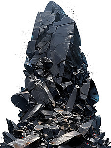 黑色岩石7图片