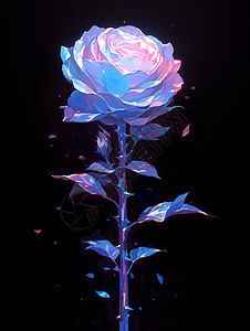 波普艺术中的玫瑰图片