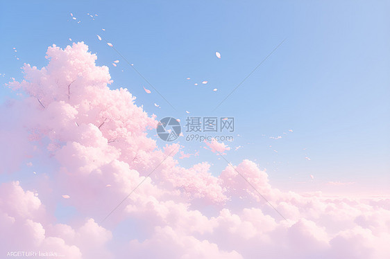 花瓣粉色图片