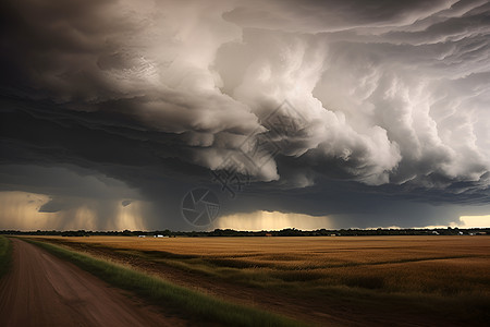 威力惊人的风暴图片