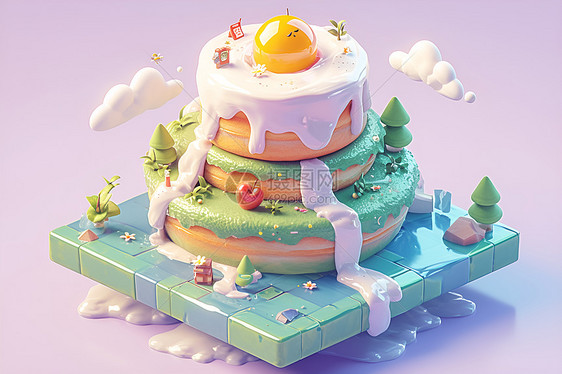 美味的蛋糕世界图片