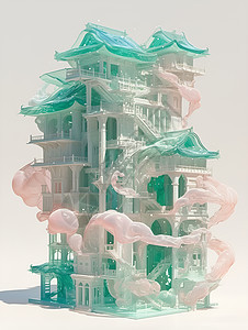 中国美学的建筑图片