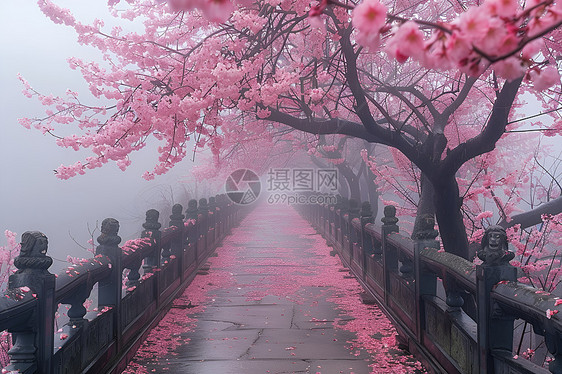 梦幻樱花林之旅图片