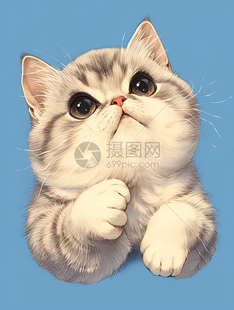 可爱猫咪的形象图片