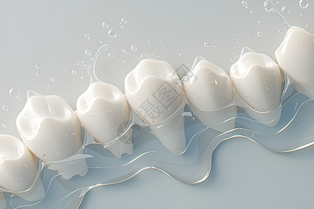 展示的医疗牙齿模型图片
