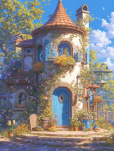 童话风格的建筑图片