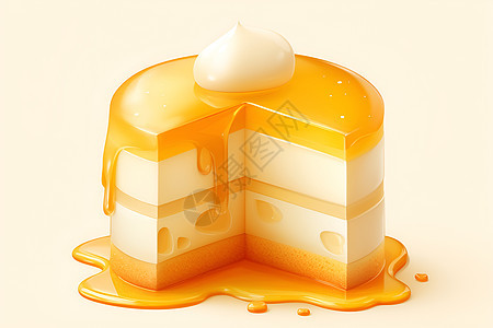 蜂蜜蛋糕图片