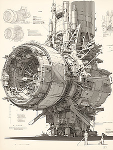 未来飞船蓝图设计图片