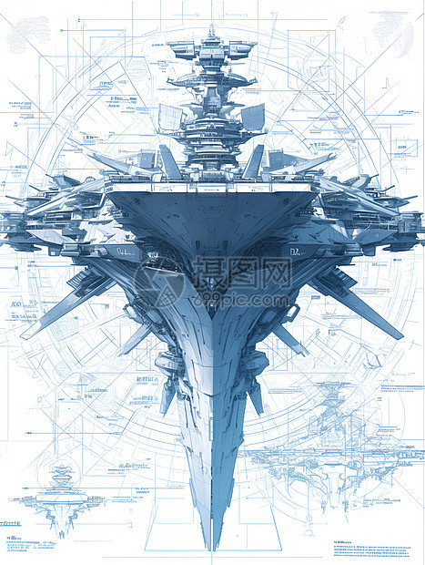 战舰船体插图图片