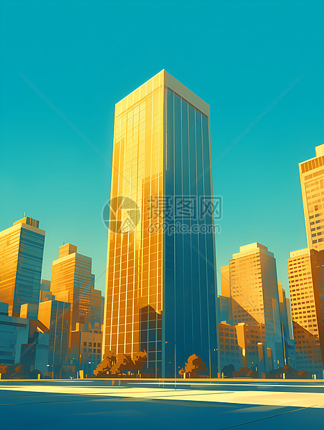 现代城市大厦图片