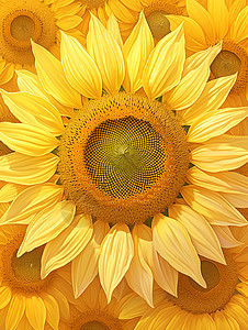 鲜艳的向日葵背景图片