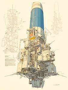 太空飞船设计蓝本图片