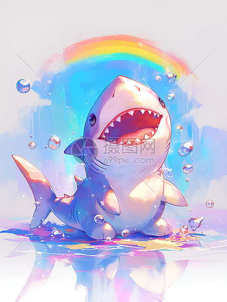 彩虹鲨鱼的魅力图片