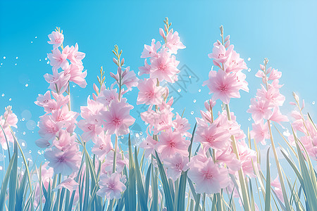 春日风信子的盛景图片