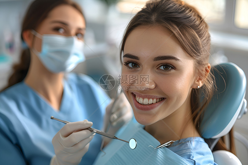 专业的女牙医图片