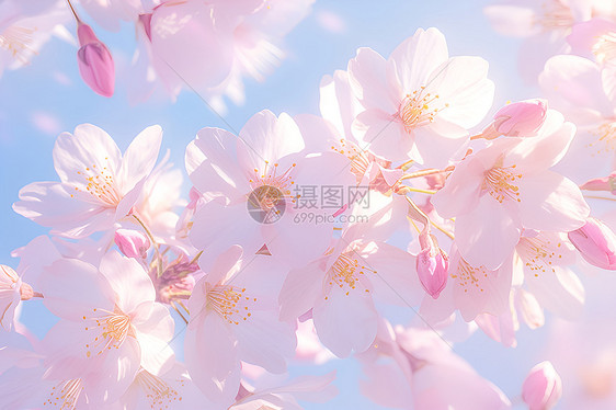 樱花绽放的盛景图片