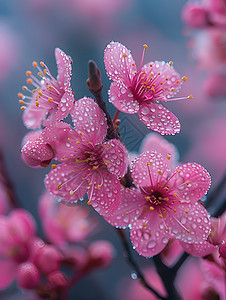 樱花盛开的细节图片