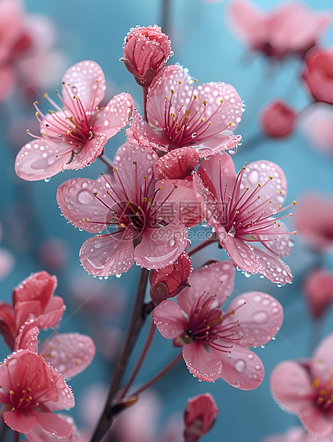 春天的魔幻樱花图片