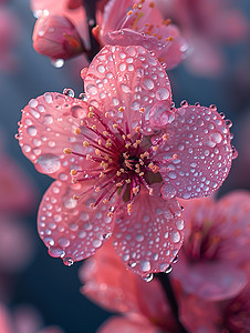 春日粉色樱花盛开图片